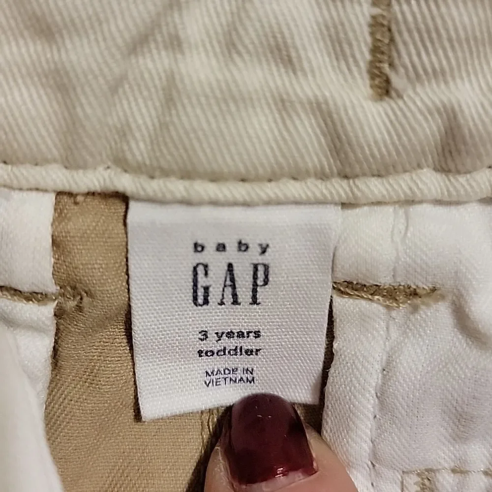 GAP TAN PANTS, SIZE 3
